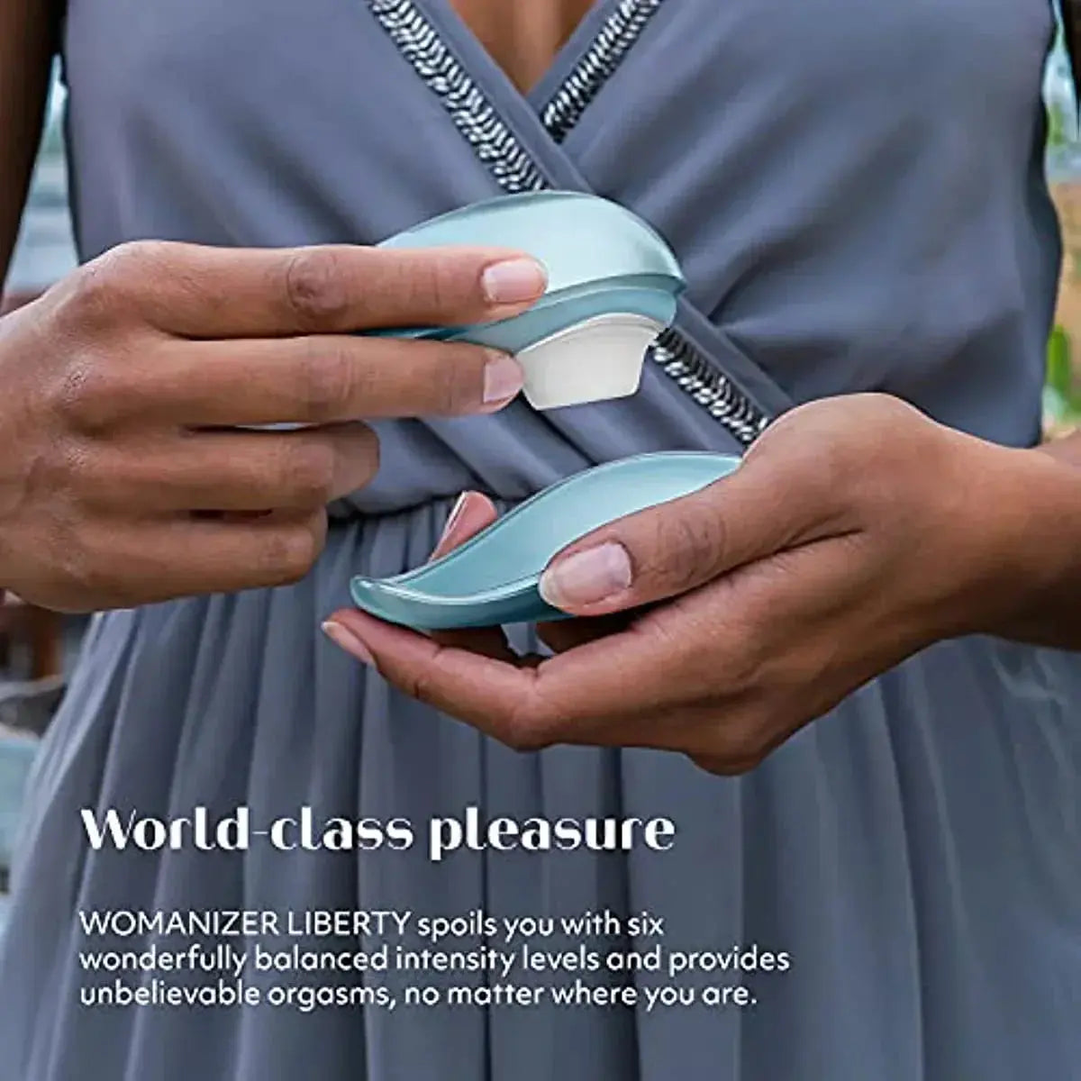 Womanizer Liberty Clitoral Sucking Vibrator Clitoral Sucking Toy for Women 6 Frequency Clitoral Orgasm Stimulation Massager - buysextoyth