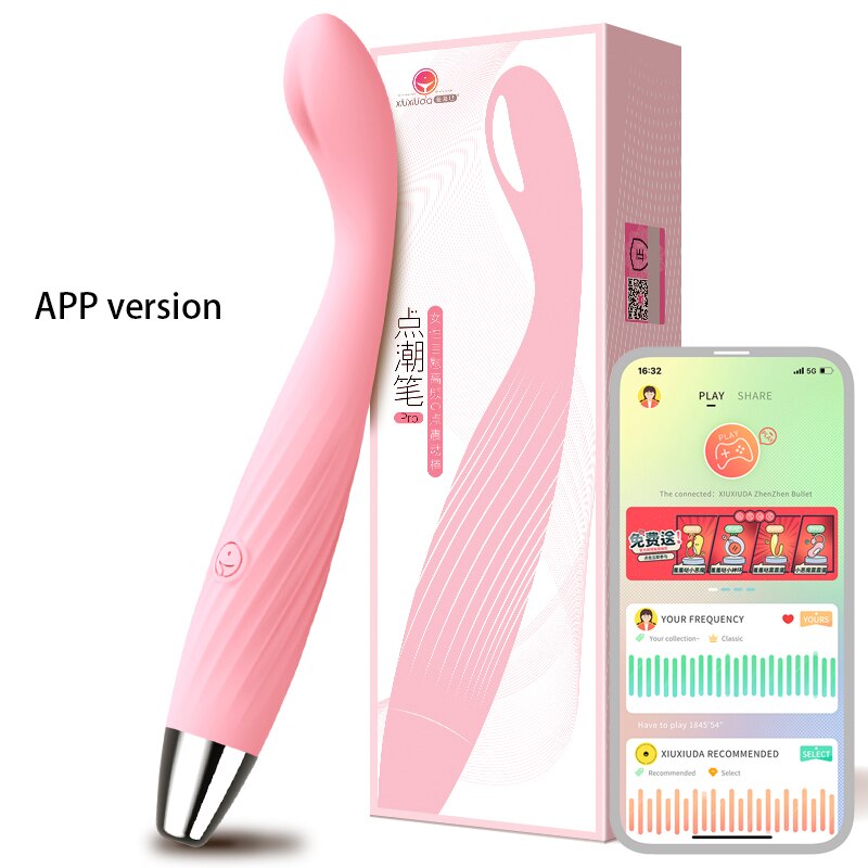 APP 10ความเร็วที่มีประสิทธิภาพ Vibrators สำหรับผู้หญิง magic Dual มอเตอร์ Wand Body Massager เซ็กซ์ทอยสำหรับผู้หญิง G Spot ผู้ใหญ่ของเล่น - buysextoyth
