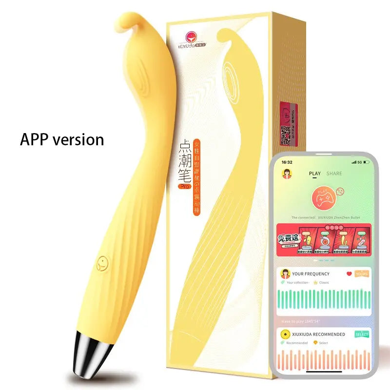 APP 10ความเร็วที่มีประสิทธิภาพ Vibrators สำหรับผู้หญิง magic Dual มอเตอร์ Wand Body Massager เซ็กซ์ทอยสำหรับผู้หญิง G Spot ผู้ใหญ่ของเล่น - buysextoyth