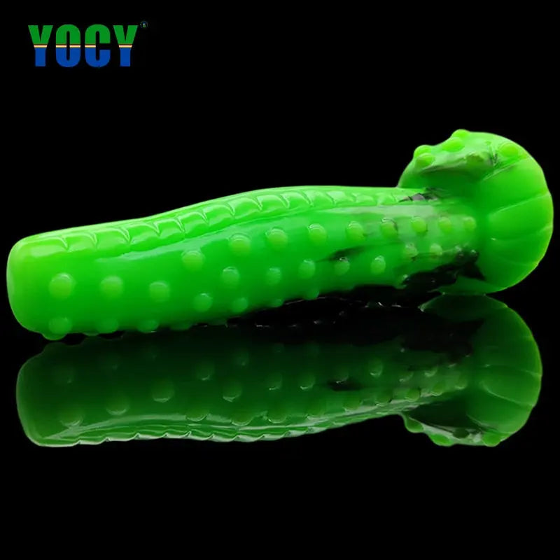 YOCY Realistic Tiger Dildos Silicone Animal Dick Penis Bumpy Little Pump Massage Gay Toys Butt Plug Sex Toys for Women Adult Toy 33sextoys