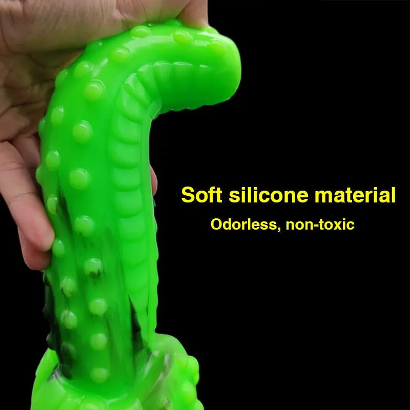 YOCY Realistic Tiger Dildos Silicone Animal Dick Penis Bumpy Little Pump Massage Gay Toys Butt Plug Sex Toys for Women Adult Toy 33sextoys