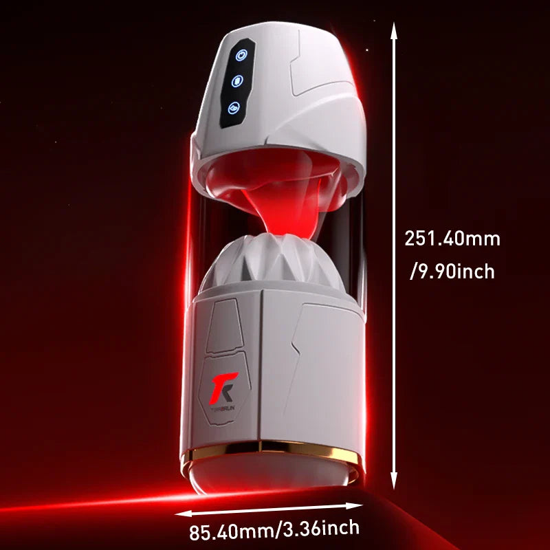 Yeain Sex toys Men Automatic Masturbation Cup Adult Sexy Toy Tongue Licking Sucking Vibrating Penis Trainer Heated Masturbator - buysextoyth