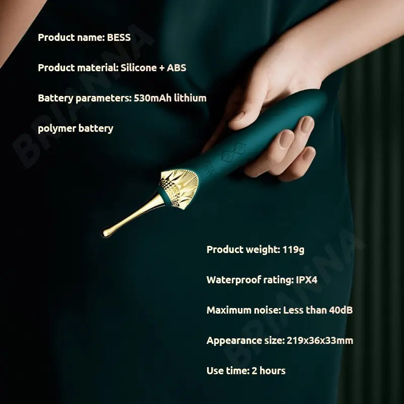 ZALO BESS 2.0G-Spot Vibrator ซิลิโคนกระตุ้น Clitoral Usb คู่มอเตอร์ Retro Massager ผู้ใหญ่เซ็กซ์ทอยสำหรับสตรี thai-adult