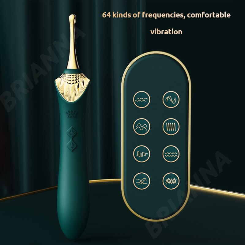 ZALO BESS 2.0G-Spot Vibrator ซิลิโคนกระตุ้น Clitoral Usb คู่มอเตอร์ Retro Massager ผู้ใหญ่เซ็กซ์ทอยสำหรับสตรี - buysextoyth