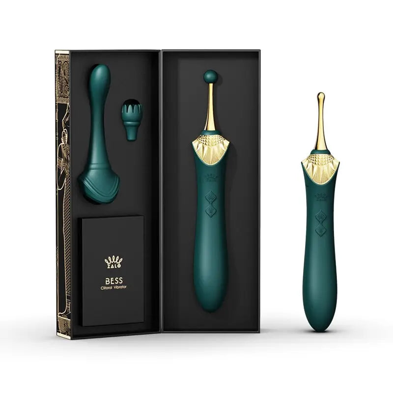 ZALO BESS 2.0G-Spot Vibrator ซิลิโคนกระตุ้น Clitoral Usb คู่มอเตอร์ Retro Massager ผู้ใหญ่เซ็กซ์ทอยสำหรับสตรี thai-adult