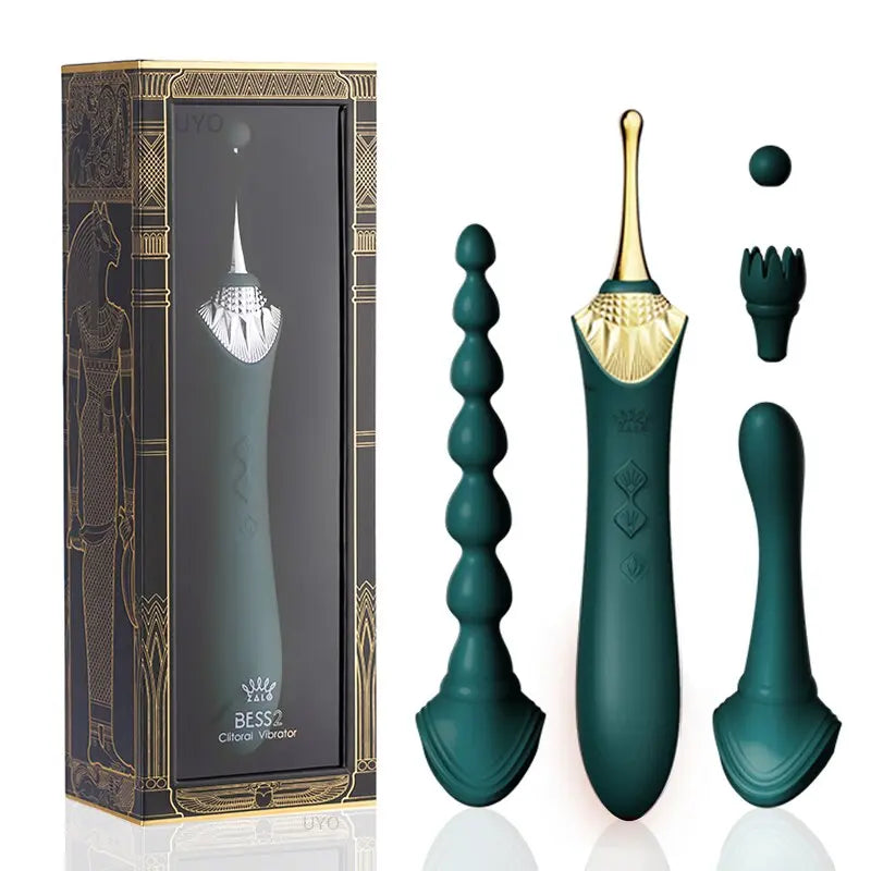 ZALO BESS 2.0G-Spot Vibrator ซิลิโคนกระตุ้น Clitoral Usb คู่มอเตอร์ Retro Massager ผู้ใหญ่เซ็กซ์ทอยสำหรับสตรี thai-adult