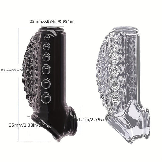 Unique Crystal Dildo Cover - Non-Electric. Solid Color Novelty Sex Accessory For Couples - buysextoyth