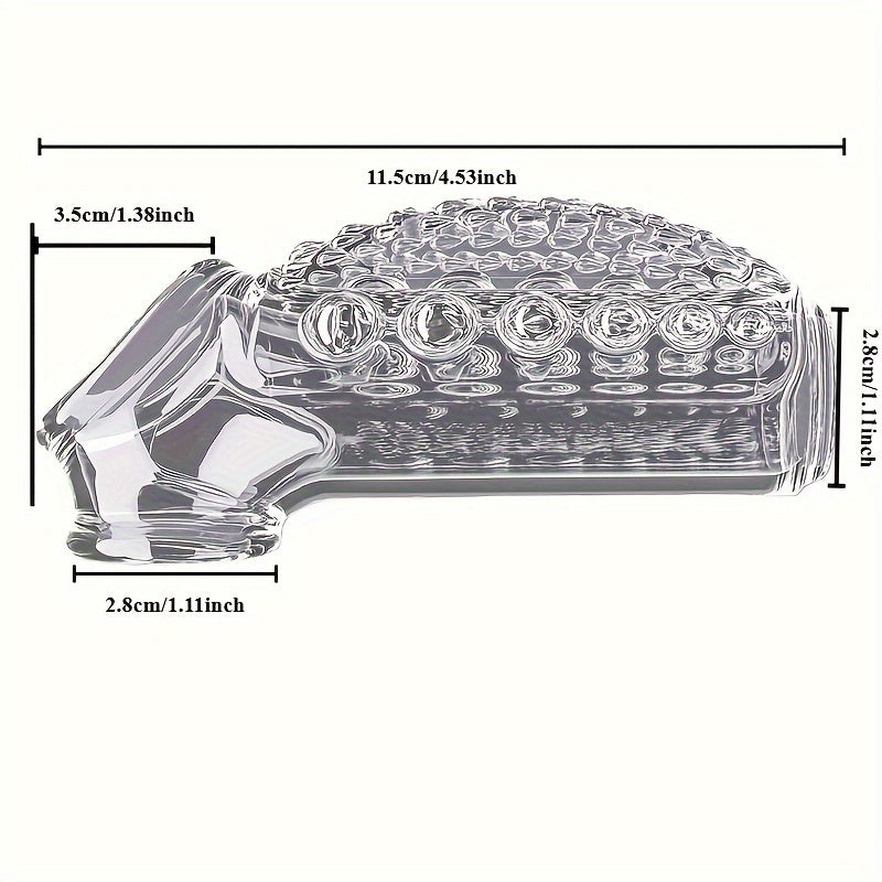 Unique Crystal Dildo Cover - Non-Electric. Solid Color Novelty Sex Accessory For Couples - buysextoyth