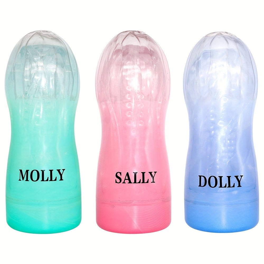 Male Masturbation Cup Massage Sleeve Sex Toy Portable Crystal Vaginal Mouth Sleeve Transparent Vaginal Easy To Clean Transparent Vaginal Male Sex Toys - buysextoyth