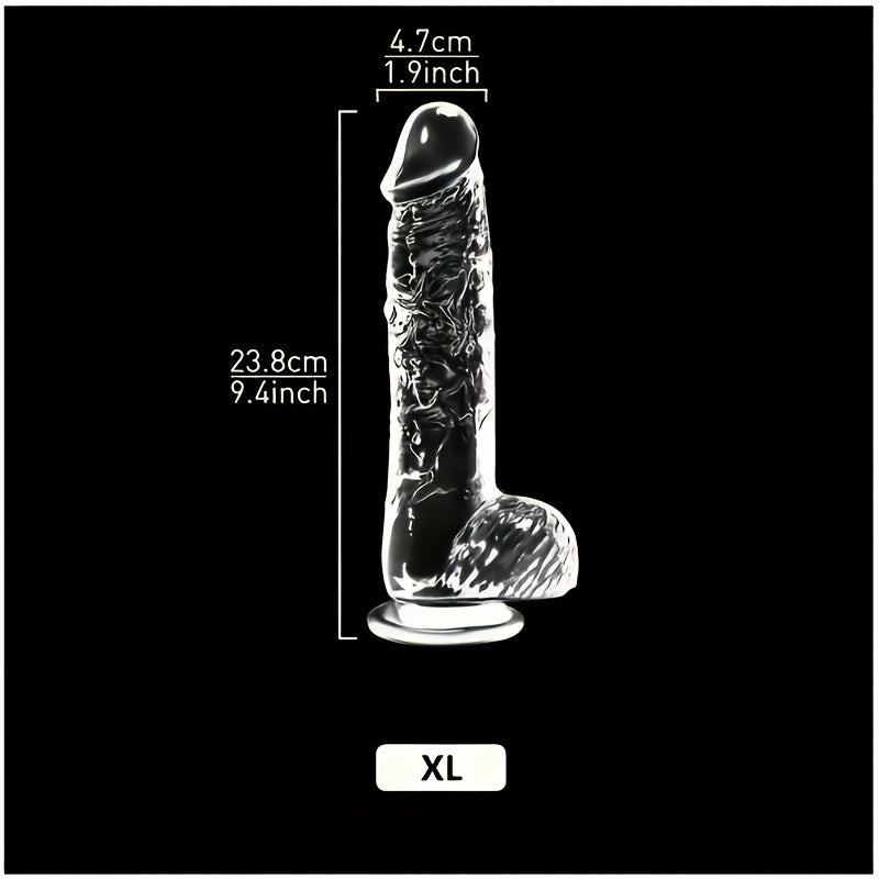 5 Sizes Transparent Soft Jelly Dildo Realistic Fake Dick Penis Sucker Butt Plug Sex Toys for Woman Men Vagina Anal Sex Toys - buysextoyth