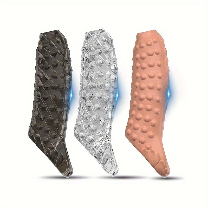 Penis Lock Sperm Delay Sleeve Sexy Crystal Sleeve Wolf Tooth Sleeve Lock Sperm Ring - buysextoyth