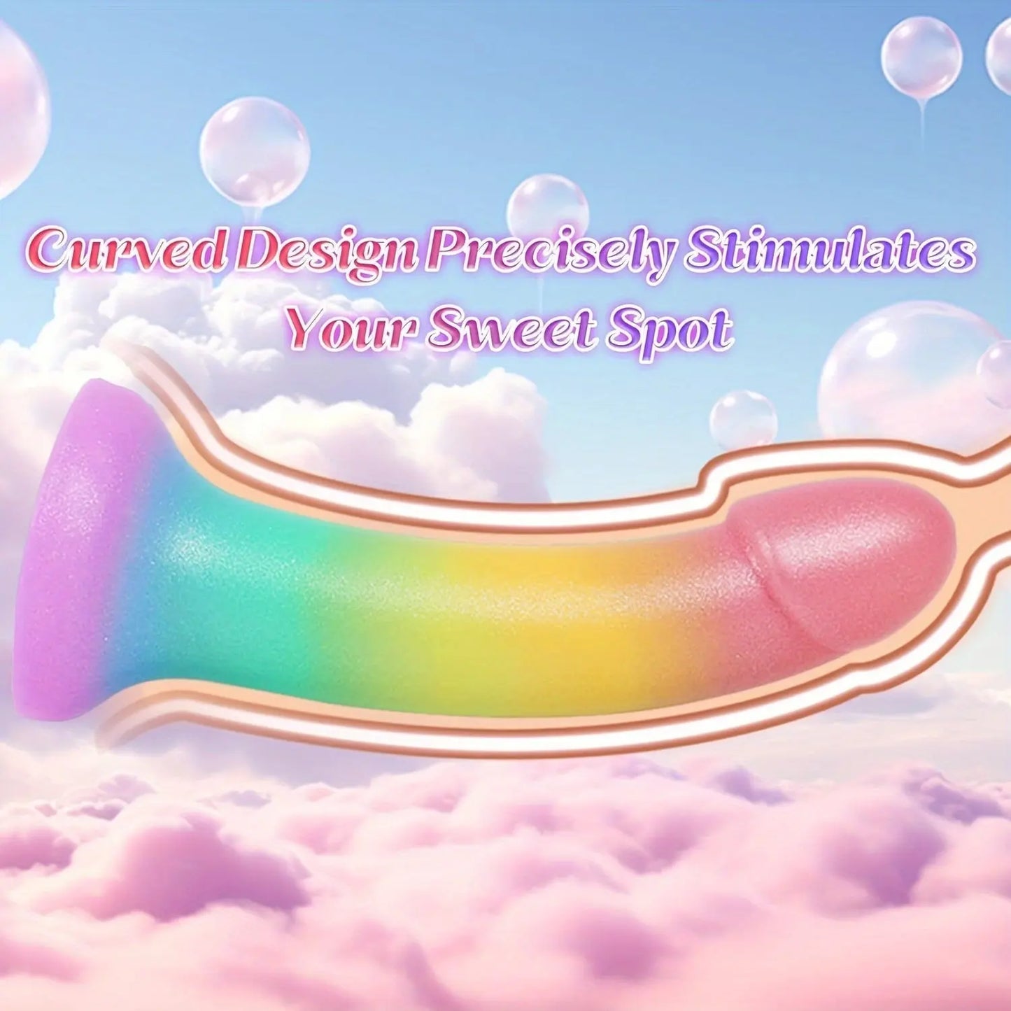 Liquid Silicone Soft Dildo. 7 Strap On G Spot Anal Suction Cup Dildos for Women Pleasure. Pink Purple Fantasy Thin Women Adult Sex Toys Dildos for Beginner. Jelly Smooth Penis Female Sex Toy - buysextoyth