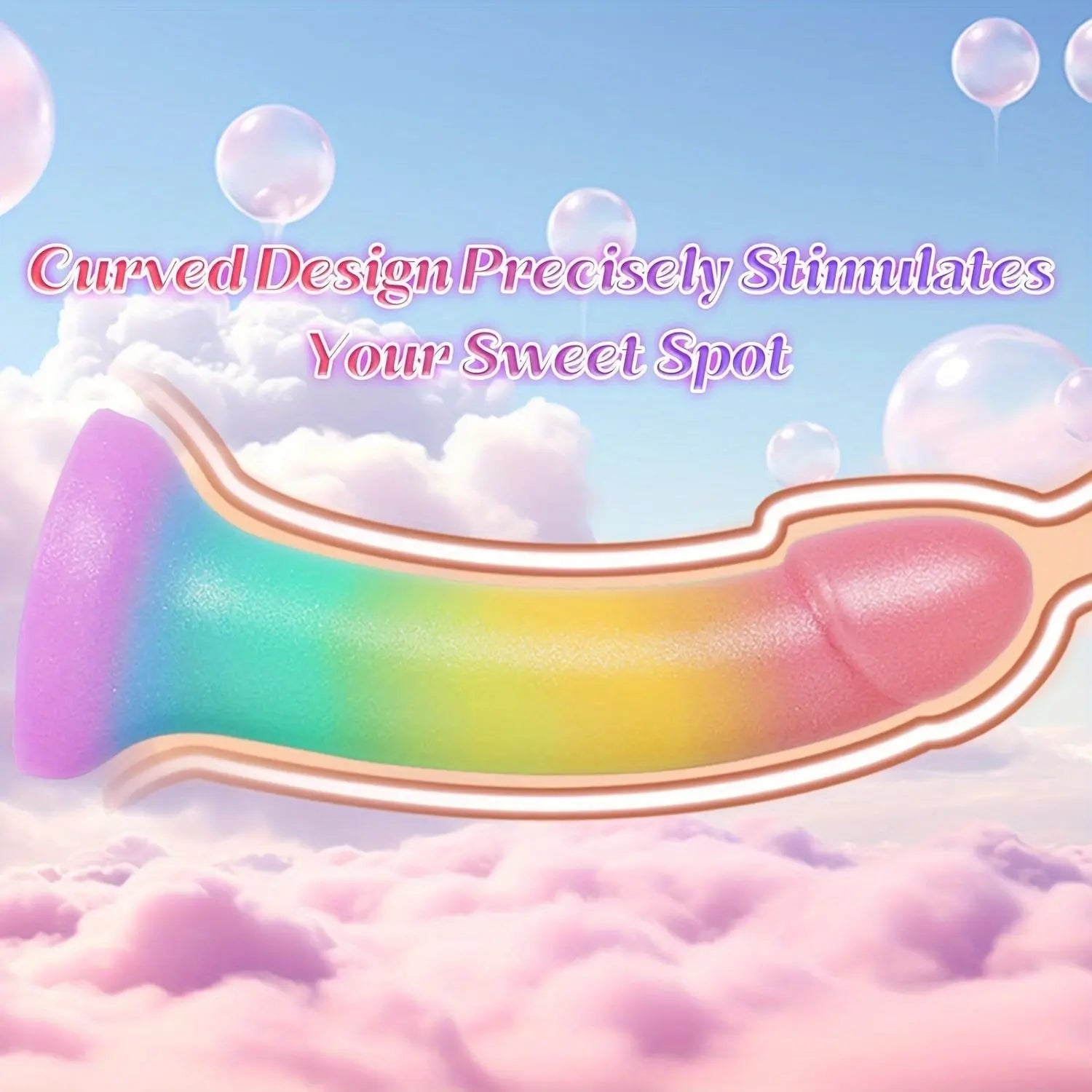 Liquid Silicone Soft Dildo. 7 Strap On G Spot Anal Suction Cup Dildos for Women Pleasure. Pink Purple Fantasy Thin Women Adult Sex Toys Dildos for Beginner. Jelly Smooth Penis Female Sex Toy - buysextoyth