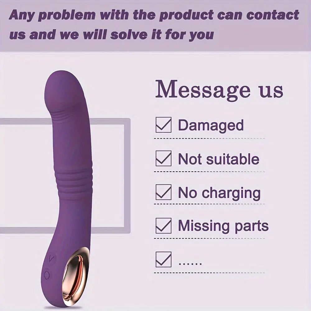 USB Rechargeable Dual Function Adult Toy: 10 Vibration and Stimulation Modes. Realistic Silicone Design. Suitable for Female and Couples - buysextoyth