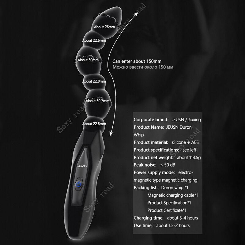 anal Vibrator sex toys for woman anal Silicone USB charging anal beads Male prostate massage anal balls gay prostate  anal toy - buysextoyth