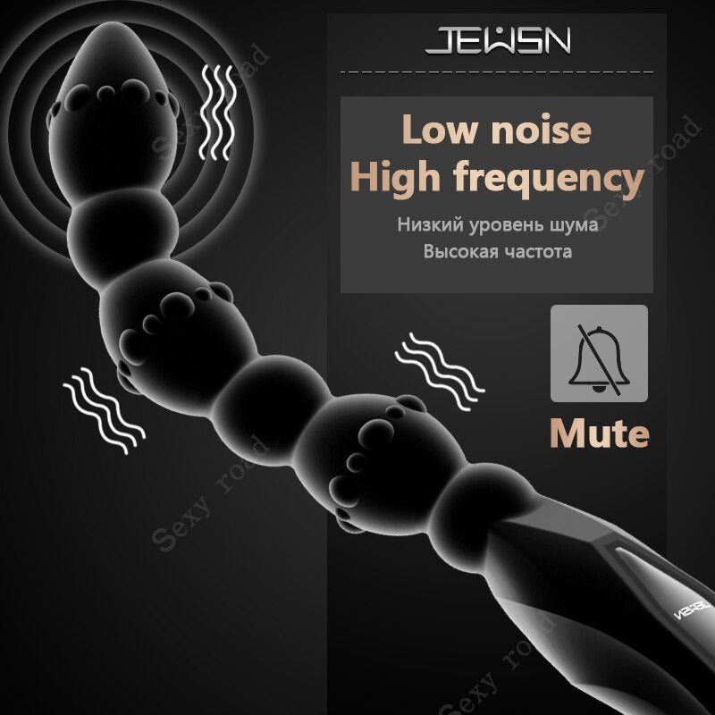 anal Vibrator sex toys for woman anal Silicone USB charging anal beads Male prostate massage anal balls gay prostate  anal toy - buysextoyth