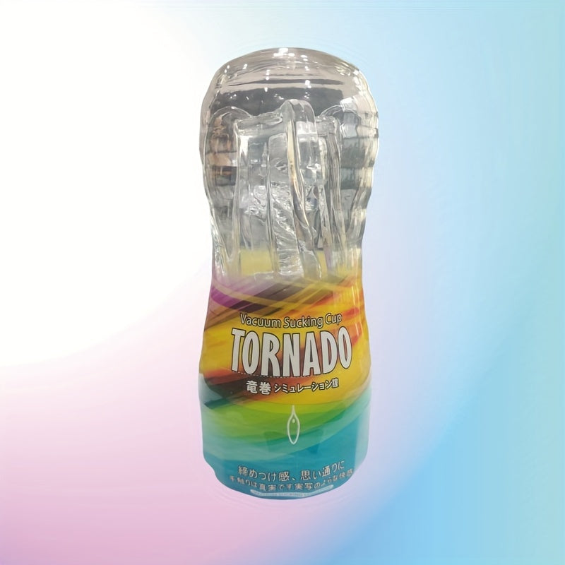 Transparent 3D Realistic Electric Male Masturbator: Adult Party Toy for Men. Suitable for Ages 18+ (No Feathers. Silicone Material) - buysextoyth