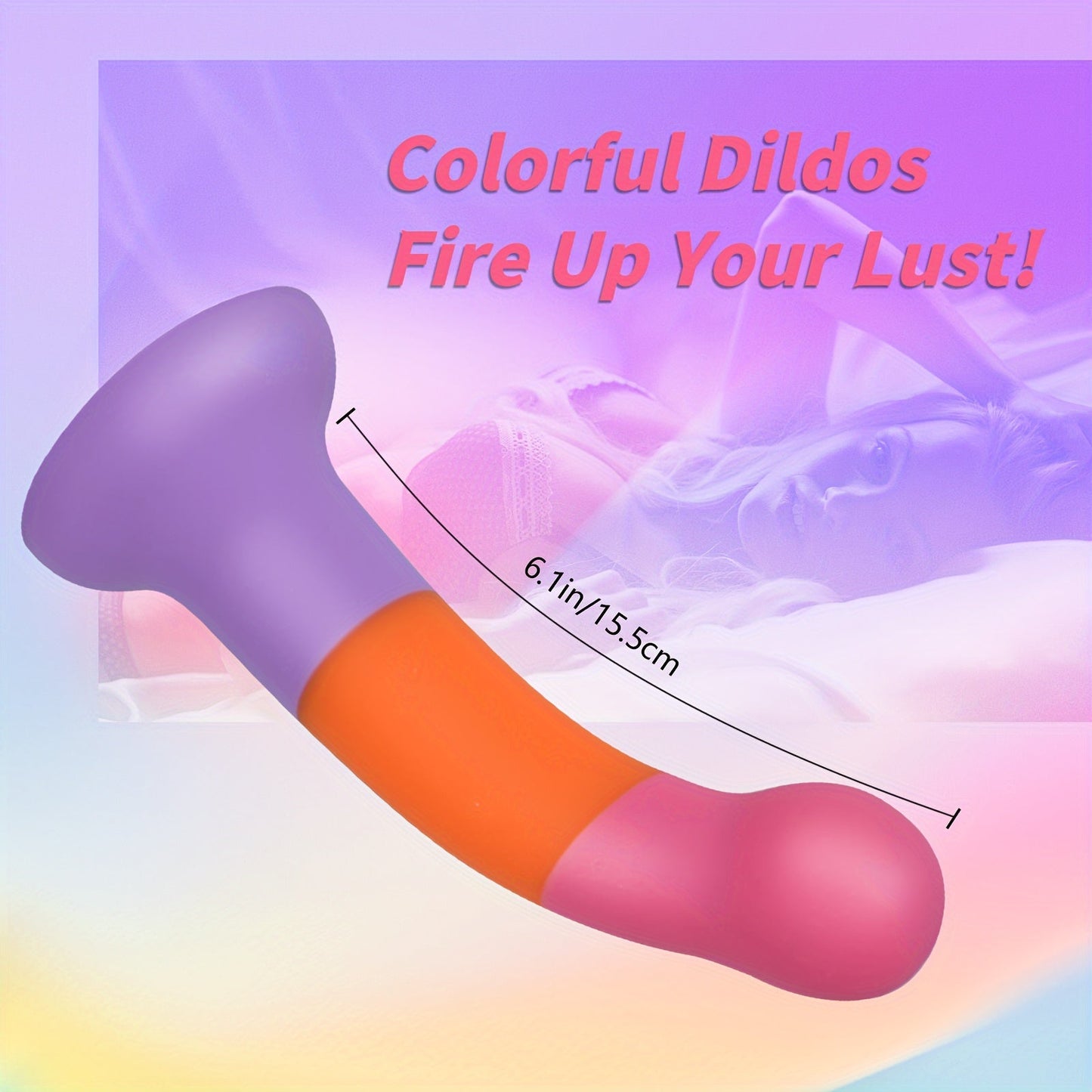 6.1 Liquid Silicone Anal Plug - Realistic Soft Dildo With Strong Suction Cup For Hands-Free G-Spot Stimulation. Latex-Free Adult Sex Toy For Men & Women - buysextoyth