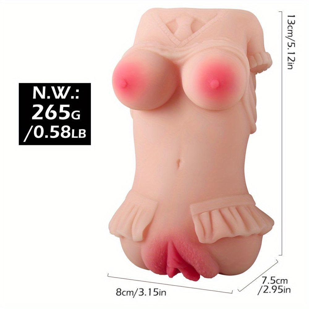 Male masturbator realistic. with 3D realistic vaginal and tight anal sex stroker. portable meat light sex doll adult male sex toy for male sexual pleasure cute styling Relax soothing toy. elastic soft toy gift - buysextoyth