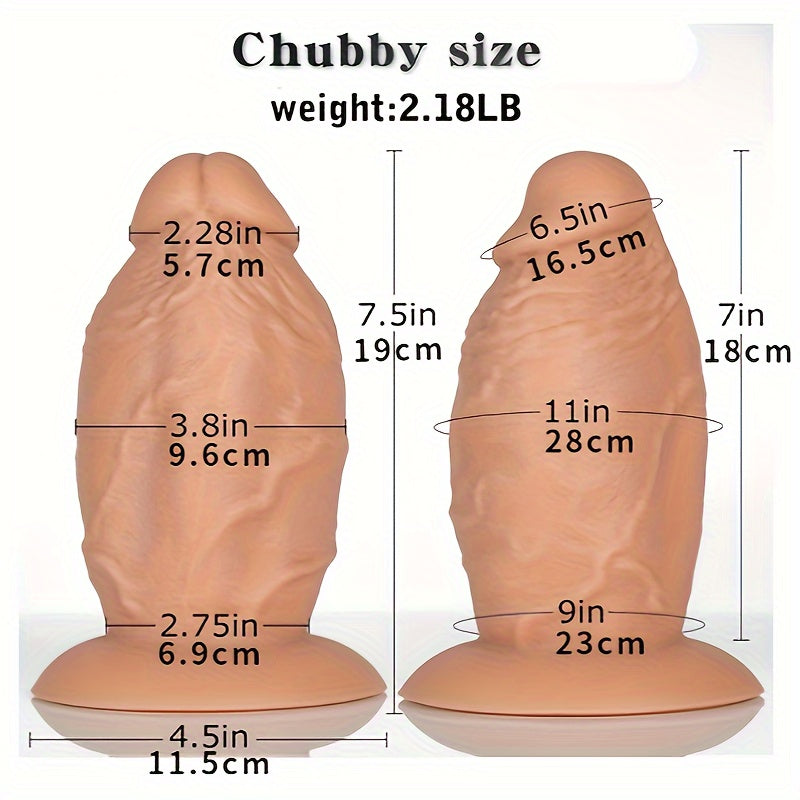 Extra-Large 7.5 Silicone Anal Dildo With Strong Suction Cup - Thick. No Balls For Deep Stretch & Pleasure - Waterproof. Latex-Free Adult Sex Toy For Experienced Men And Women Anal Sex Toy For Men Big Dildoes For Woman - buysextoyth