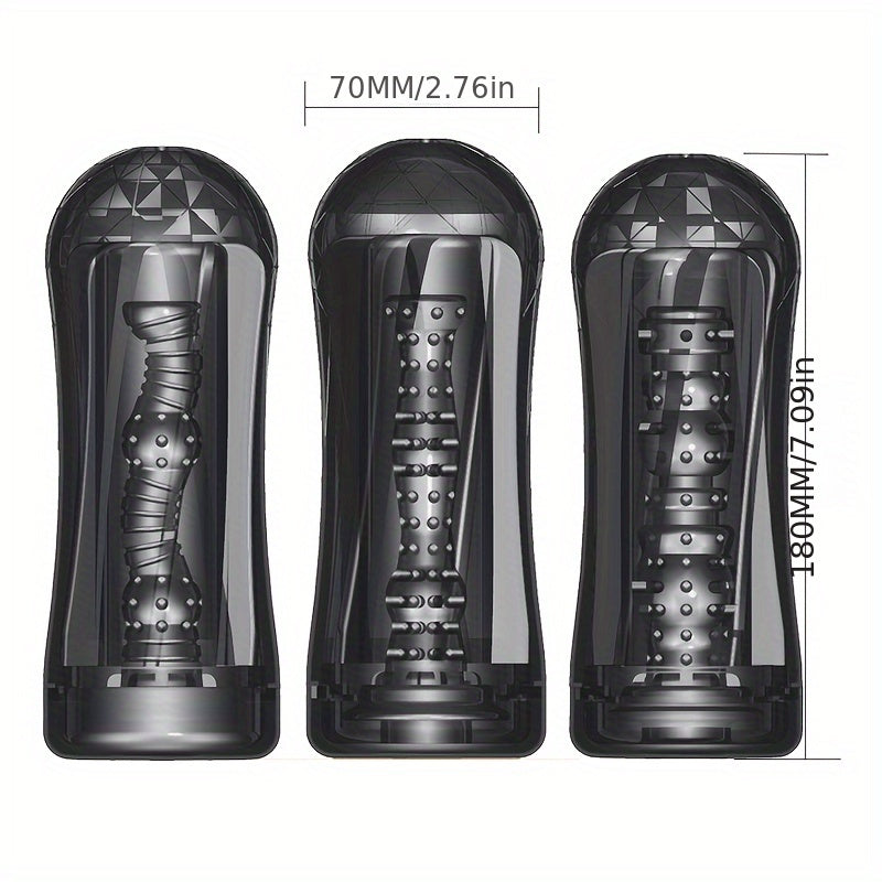 Adult Male Penis Masturbation Airplane Mug 3 Models Crystal Clear Penis Masturbation Toy Male Masturbator Adult Sex Toys - buysextoyth
