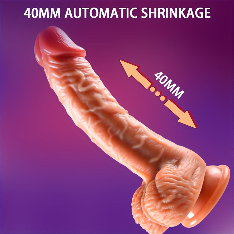 Thrusting Dildo Vibrator For Women. 3 In 1 Realistic Vibrating Dildo With 3 Insertion And 6 Vibration Modes. Remote Control Sex Toy For Female Sexual Pleasure. Adult Toys Female Adult - buysextoyth