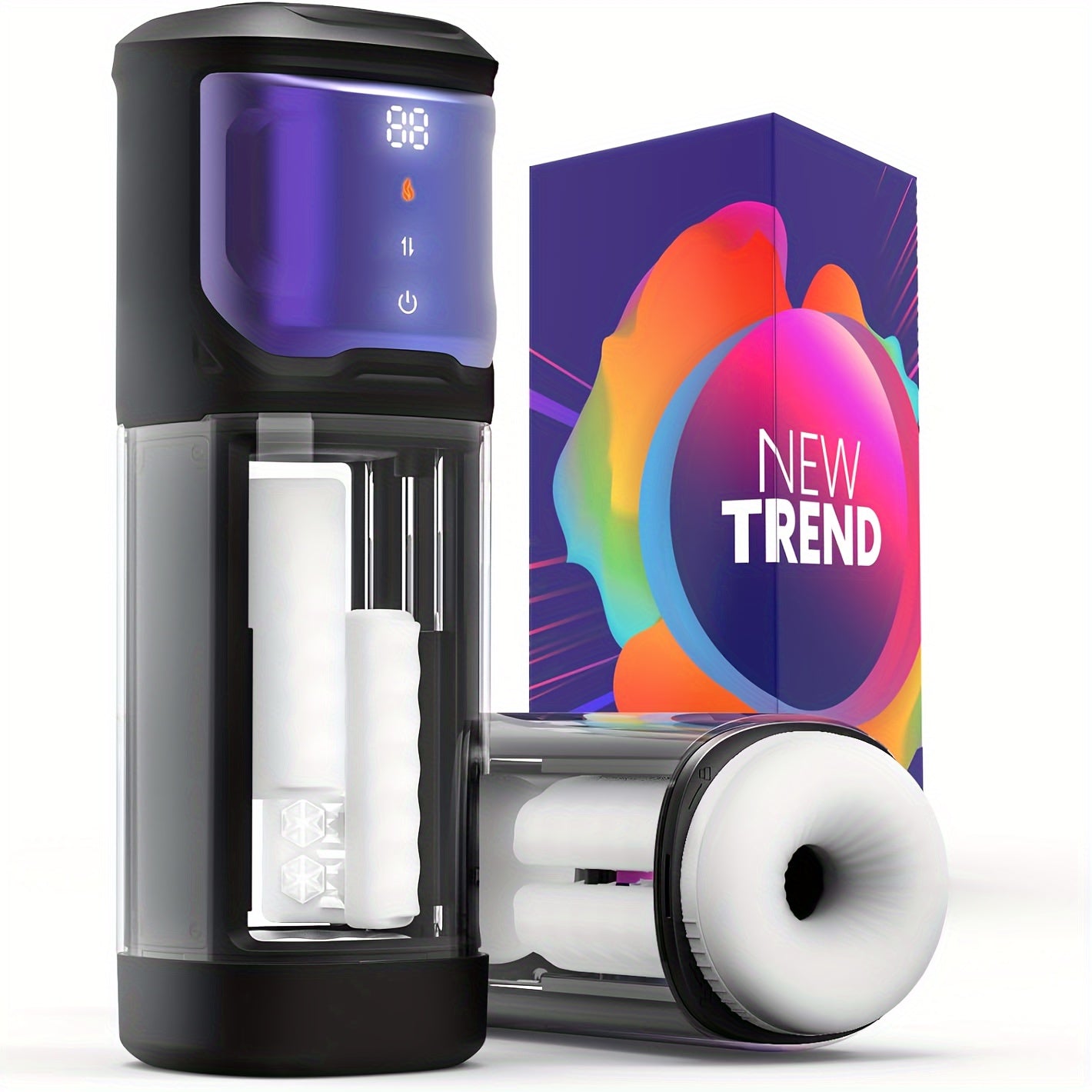 Male Masturbator Sex Toys For Men - Male Sex Toys Rubbing Heating Masturbator For Penis Stimulation. Adult Toys Mens Sex Toy Wtih 6 Rubbing Thrusting & 9 Vibrating & 2 Heating Modes. Pocket Pussy Male - buysextoyth