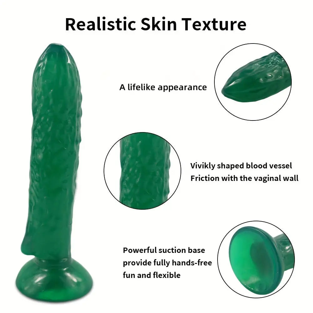 Soft Silicone Vegetable Models - Cucumber. Corn. Banana - Perfect For Kitchen Decor & Relax - Unique Gift For Women - buysextoyth