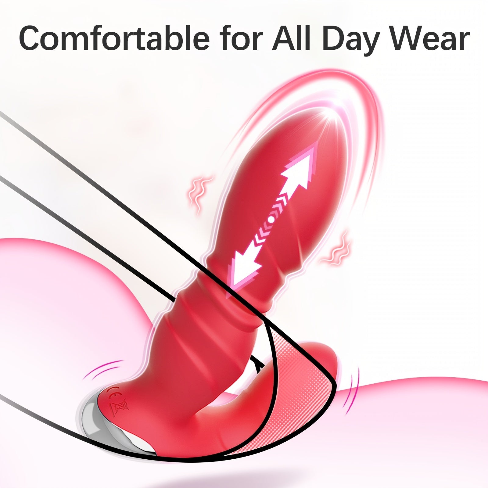 Sex Toy For Women App & Remote Control Vibrator. 9x9 Thrusting Vibrations Rose Sex Toys For Clitoris G-spot Stimulation. Pink Butterfly Dildo Wearable Panty Vibrator Quiet Adult Toy. Vibrator. Valentine's Day Gift - buysextoyth