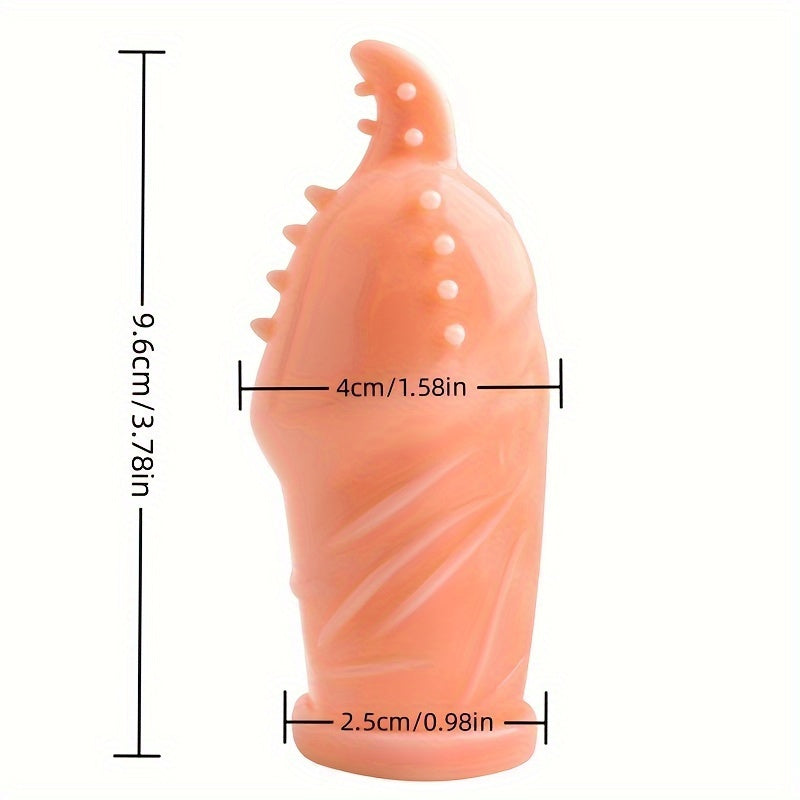TPE Glan Cover Penis Sleeve Delay Ejaculation G-spot Stimulation adult Sex Toys For Men And Women - buysextoyth