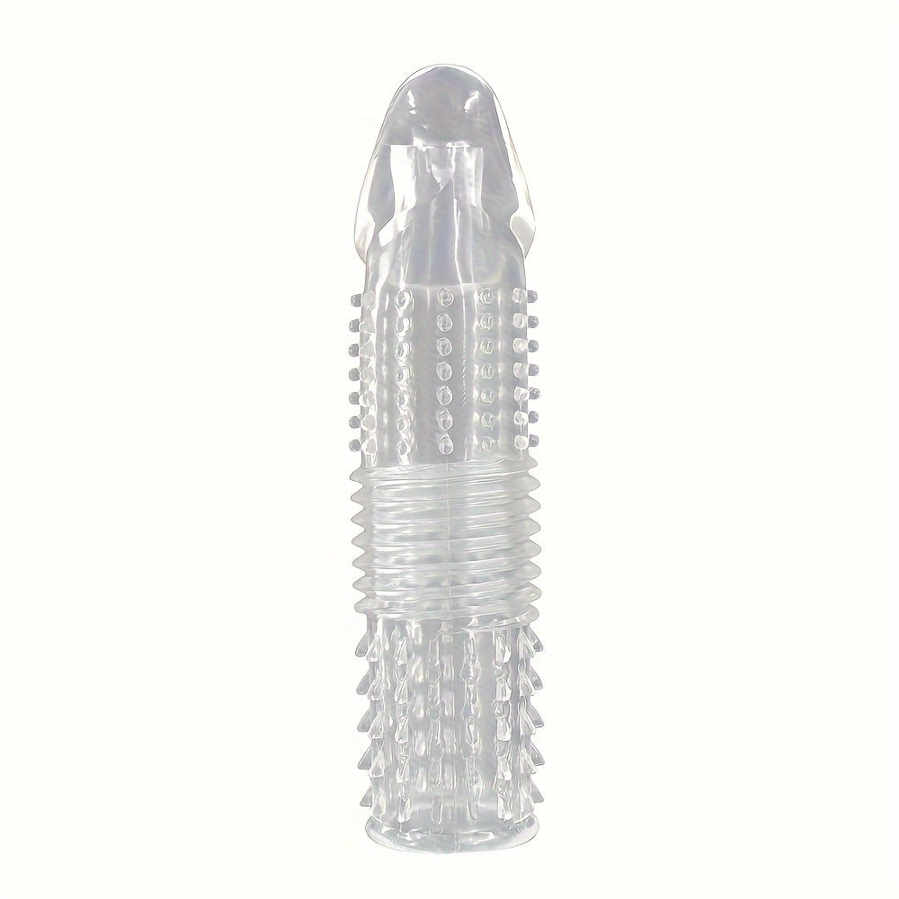 Men's Crystal Adult Sex Toy Penis Cover Sleeve Penis Extender Reusable Delay Ejaculation Add More Fun And Excitement For Men Women Couples - buysextoyth