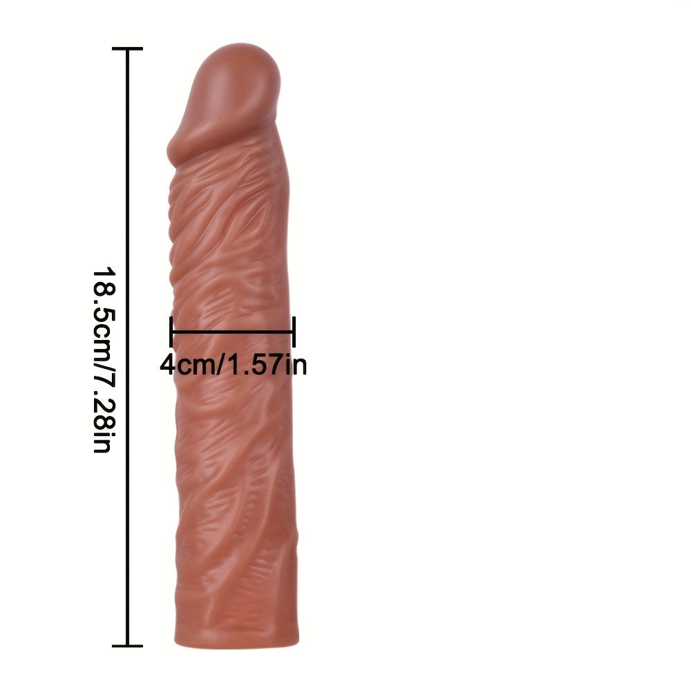 Wearable Dildo Cover Simulated Penis Cover Long Sex Toy Wolf Tooth Cover Single Mouth Long - buysextoyth