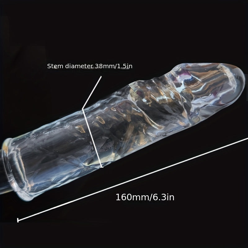 Men's Crystal Adult Sex Toy Penis Cover Sleeve Penis Extender Reusable Delay Ejaculation Add More Fun And Excitement - buysextoyth