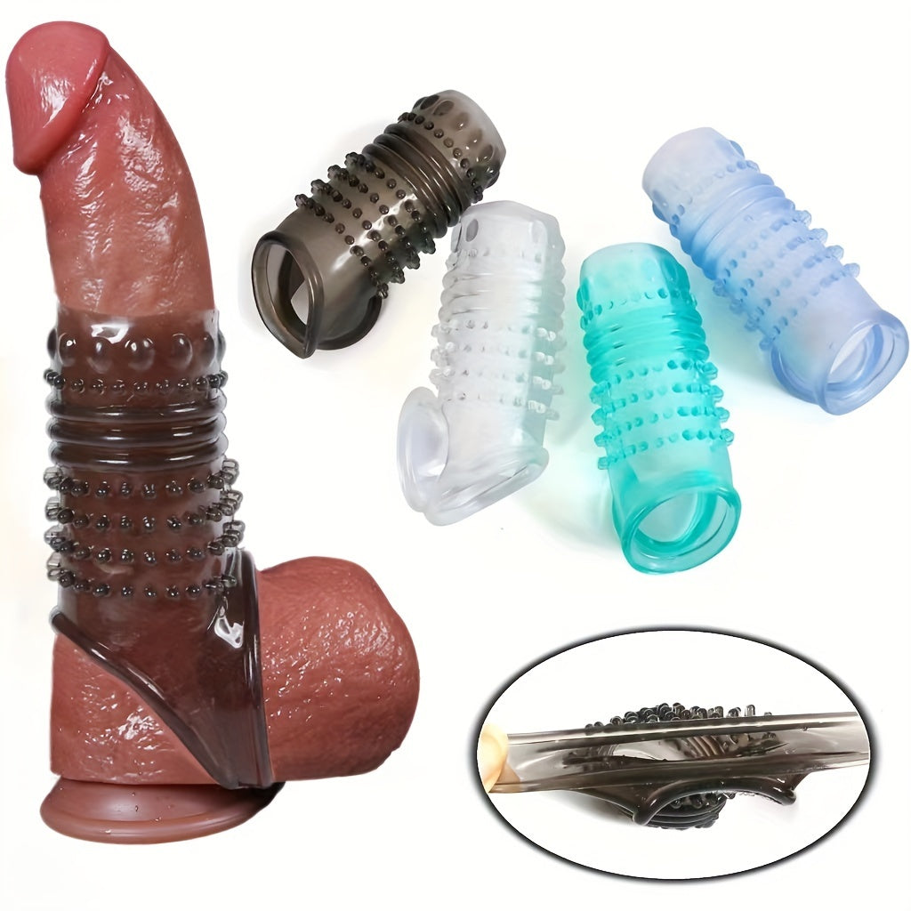 Cock Rings For Men. Penis Rings For Men Sexy Toys Adult Products Delayed Ejaculation Rings. Soft Grainy Penis Bondage Stretcher Covers. Sex Toys For Men-Four Colors To Choose - buysextoyth