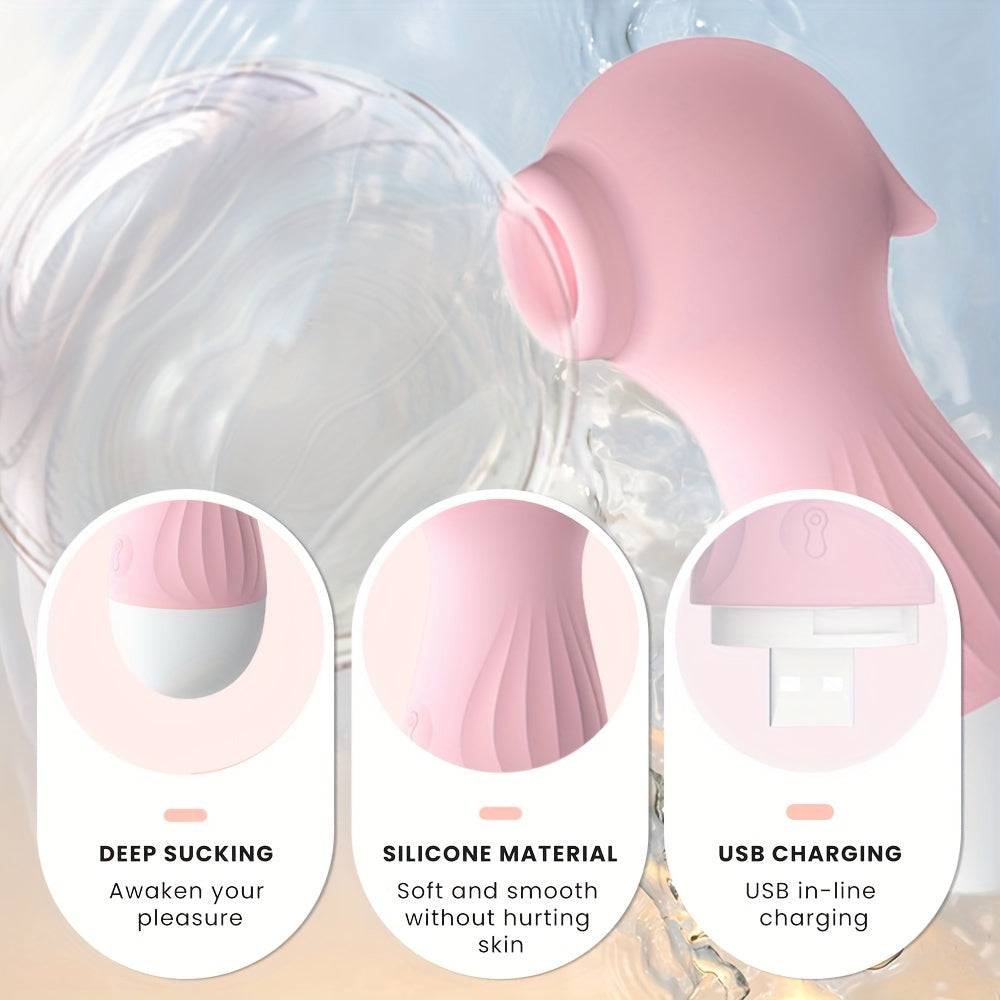 Clitoral Suction Vibrator Silicone 10 Frequencies Vibration Vaginal Massager Sex Toys USB Rechargeable - buysextoyth
