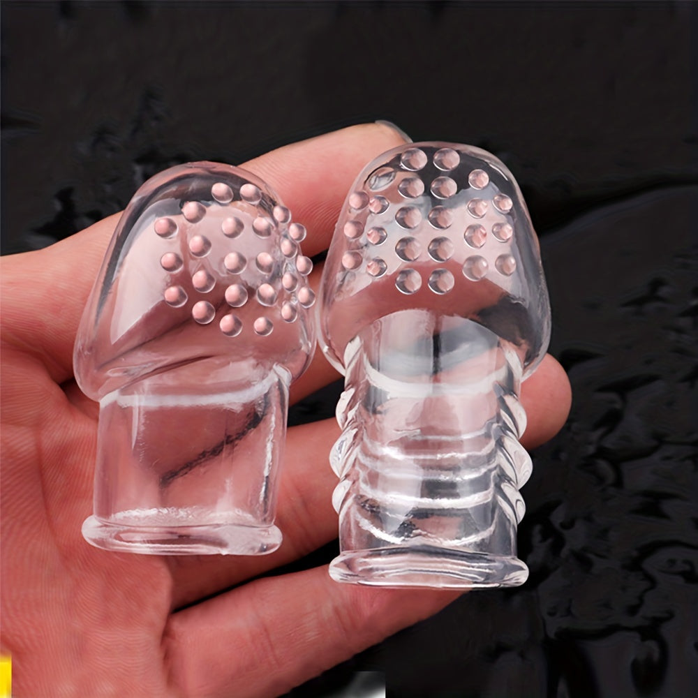 2pcs Transparent Permanent Empty Penis Sleeve. Soft Elastic TPE Material. Delayed Ejaculation Penis Ring. Reusable Dildo Penis Sleeve. Granular Texture Penis Extender. Physical Sensitivity Reduction. Penis Expansion For Men And Couples To Use Sex Toy - buysextoyth