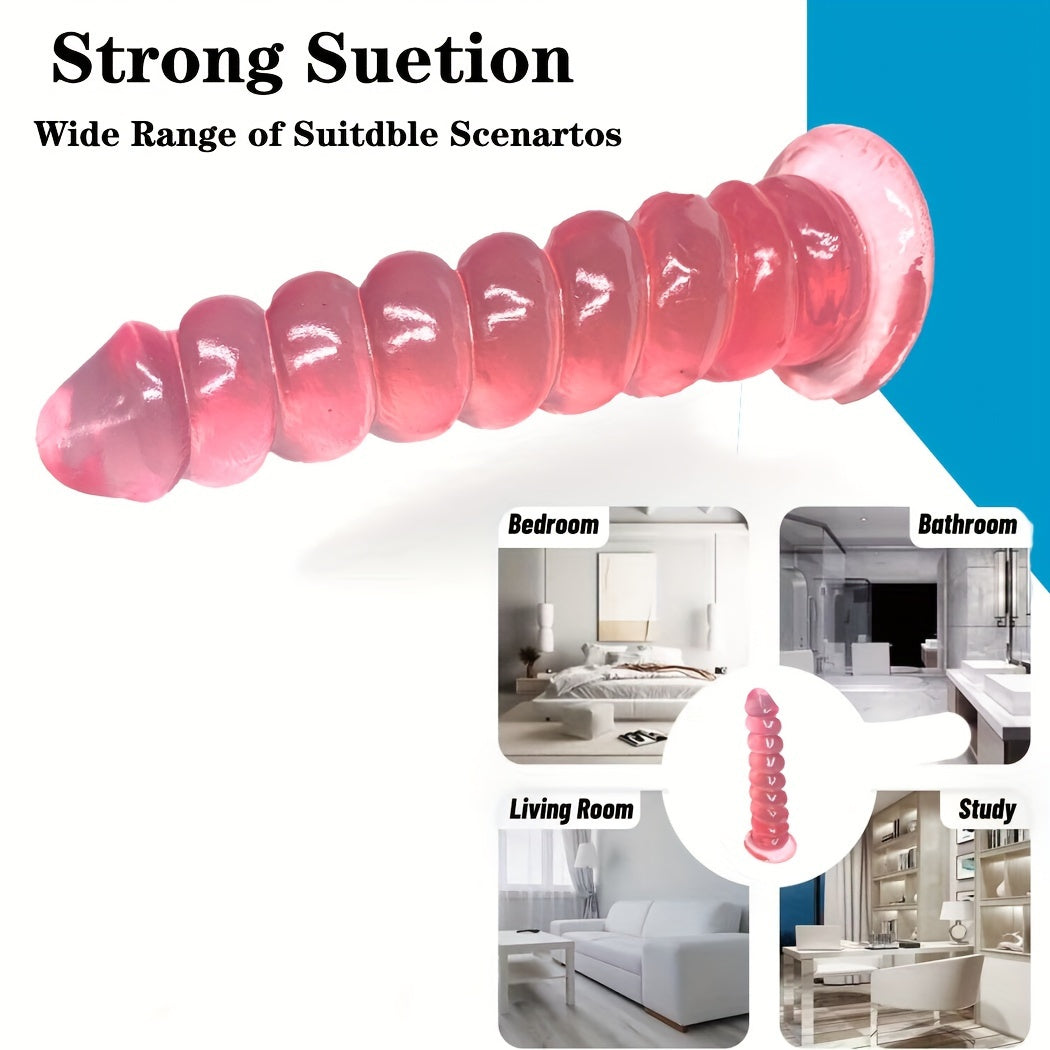 Unisex Soft & Flexible Silicone Dildos. Sexy Erogenous Stimulation Hands Free Masturbating Accessories For Men's & Women's Pleasure - buysextoyth