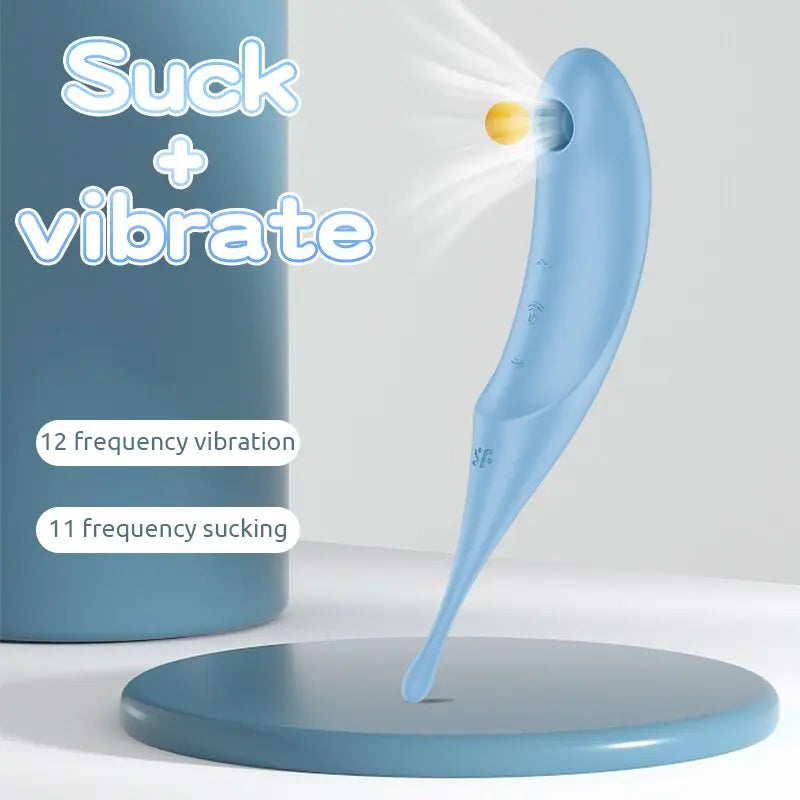 เครื่องสั่นสำหรับผู้หญิงเครื่องสั่น clitoral 2-in-1เครื่องสั่น clitoral เซ็กซ์ทอย - buysextoyth