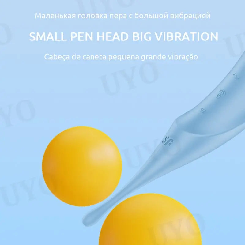 เครื่องสั่นสำหรับผู้หญิงเครื่องสั่น clitoral 2-in-1เครื่องสั่น clitoral เซ็กซ์ทอย - buysextoyth