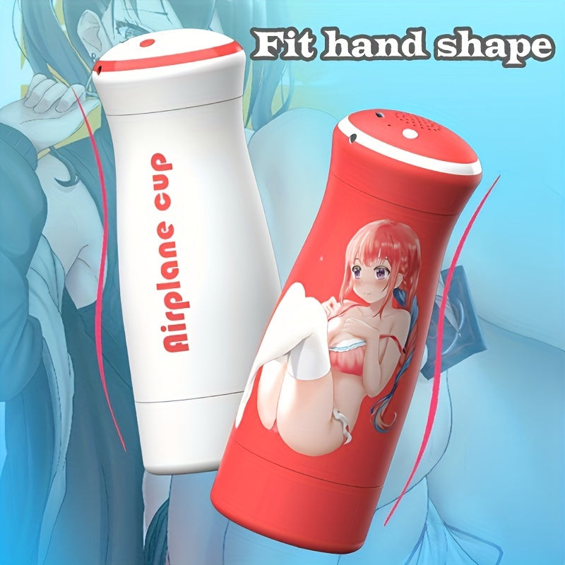 Men's Automatic Sucking Masturbator. Experience Real Vagina. 4-frequency Stretch + 4-frequency Sucking Mode/10-frequency Vibrating Vocalization. Men's Jet Cup For Training Massage Penis - buysextoyth