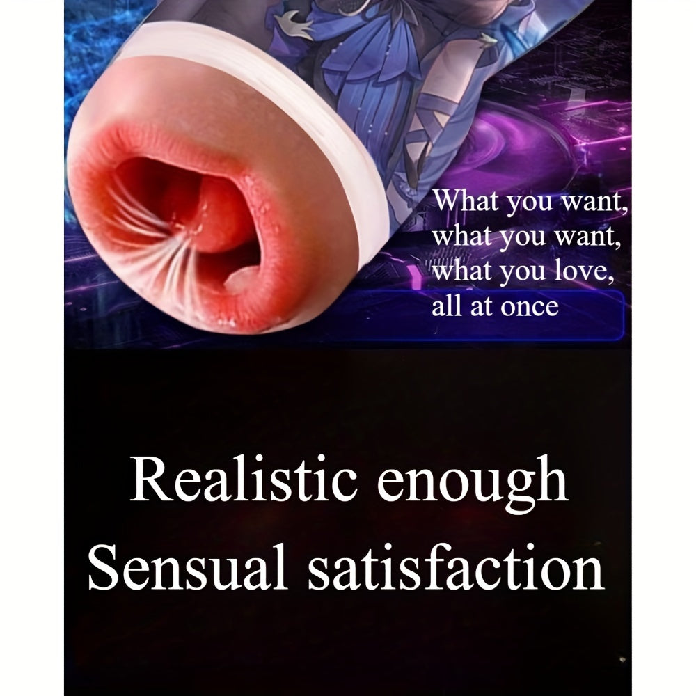 Male Masturbation Cup Men's Sex Toys. Men's Masturbation Oral Sex Blowjob Sleeve Stimulator. Portable Toy For Penis Stimulation - buysextoyth