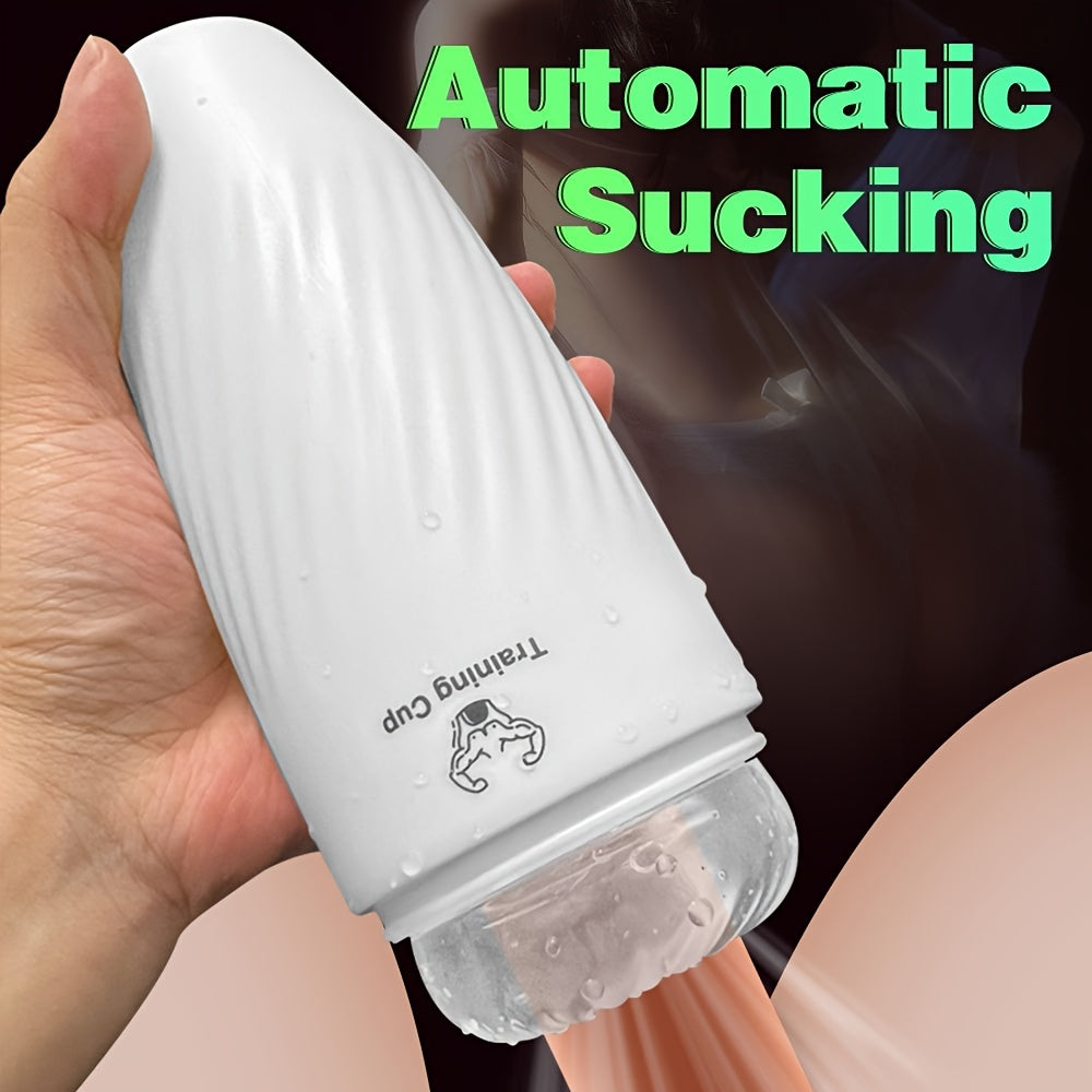Male Masturbation Cup Soft Vagina Sex Toy Transparent Vagina Adult Endurance Training Adult Products Vacuum Pocket Cup Men - buysextoyth