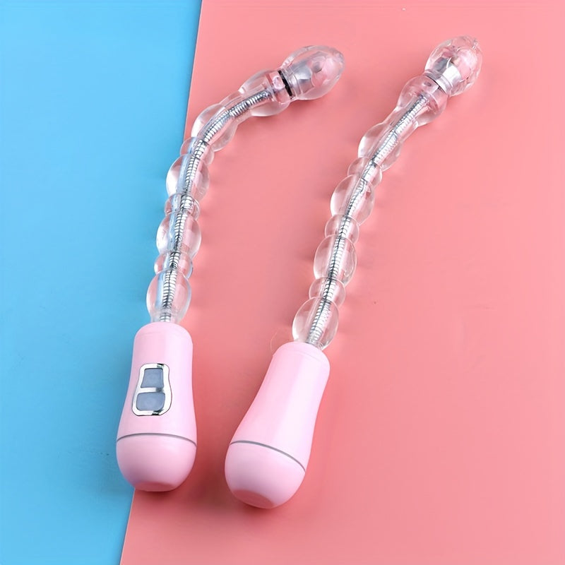 Vibrating Anal Plug 12 Speed Rechargeable Bendable Vibrating Anal Beads Arbitrarily Curved Anal Play Sex Toys - buysextoyth