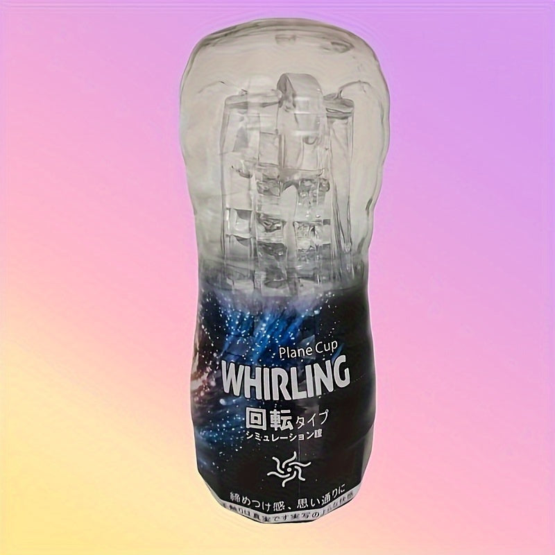 Transparent 3D Realistic Electric Male Masturbator: Adult Party Toy for Men. Suitable for Ages 18+ (No Feathers. Silicone Material) - buysextoyth