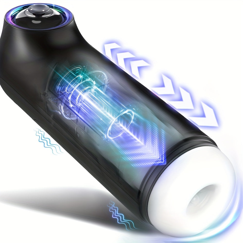 Automatic Male Masturbators Sex Toys - Male Pocket Pussy Sleeve Vagina Stroker Toy With 7 Thrusting & Heating Mode. Adult Sex Toys & Games For Men - buysextoyth