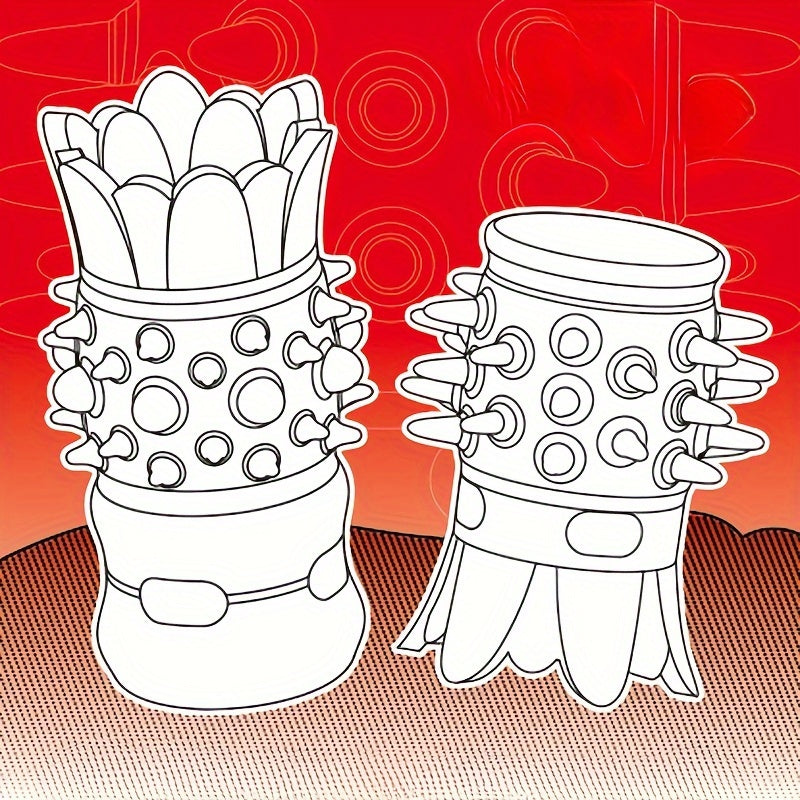 2pcs Men's Wolf Teeth Penis Sleeve Penis Cover Add More Fun And Excitement For Men Women Couples - buysextoyth