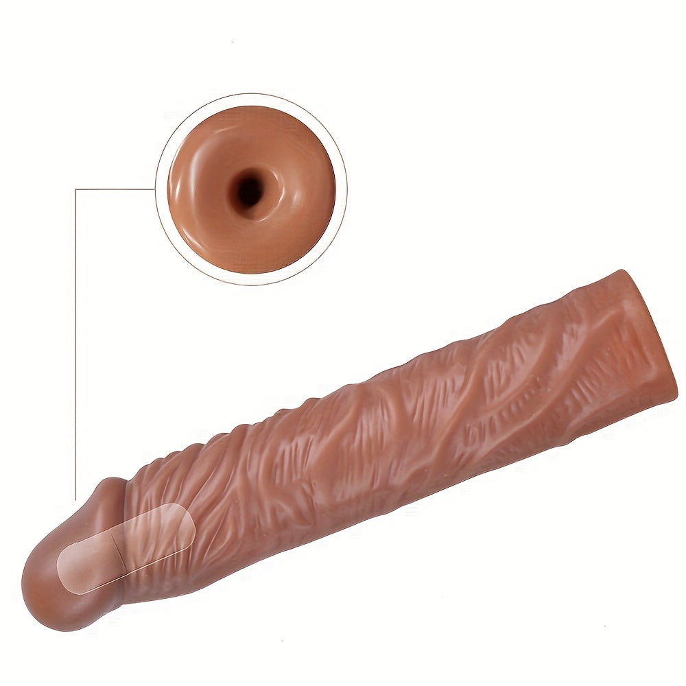 Wearable Dildo Cover Simulated Penis Cover Long Sex Toy Wolf Tooth Cover Single Mouth Long - buysextoyth