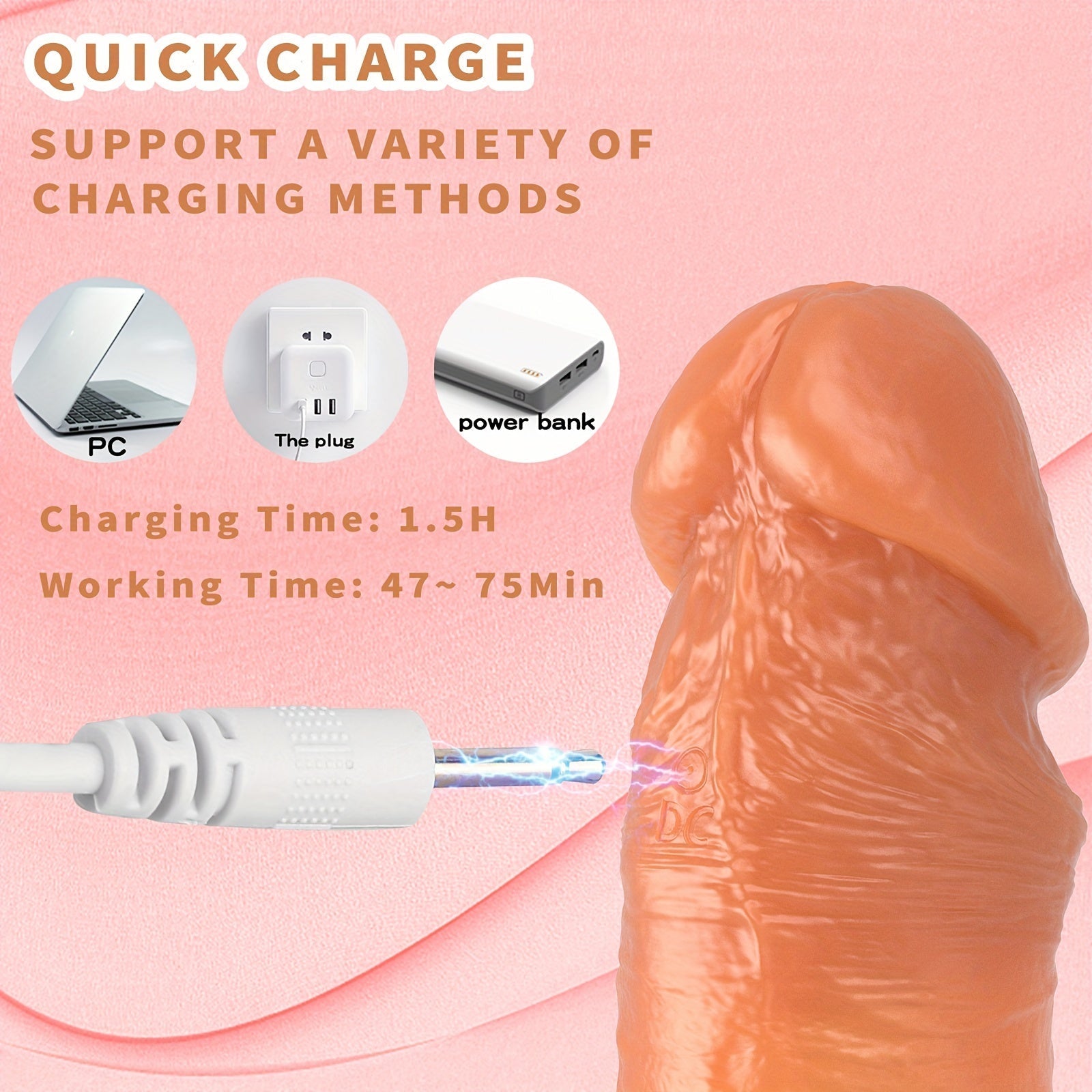 Vibrating Penis Sleeve Extender Cock Ring Vibrator Extension with Remote Control - buysextoyth