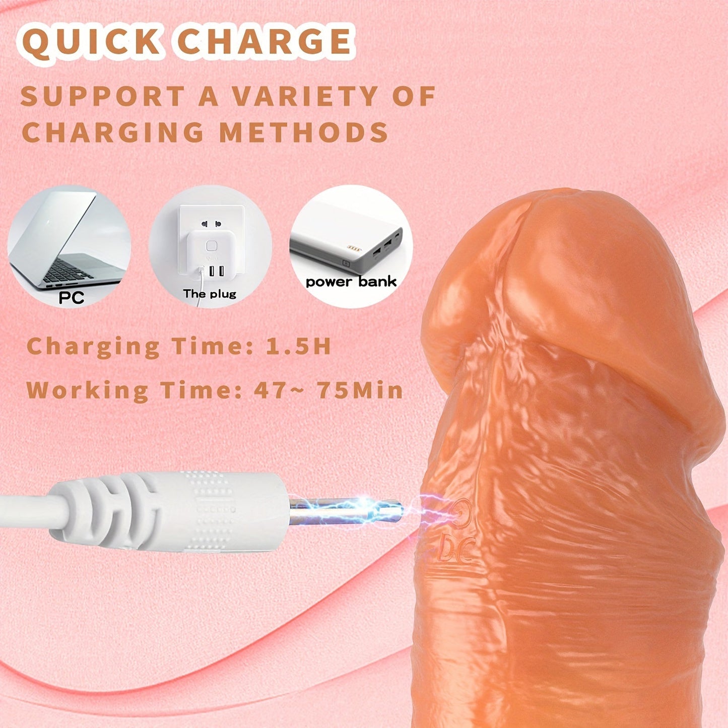 Vibrating Penis Sleeve Extender Cock Ring Vibrator Extension with Remote Control - buysextoyth
