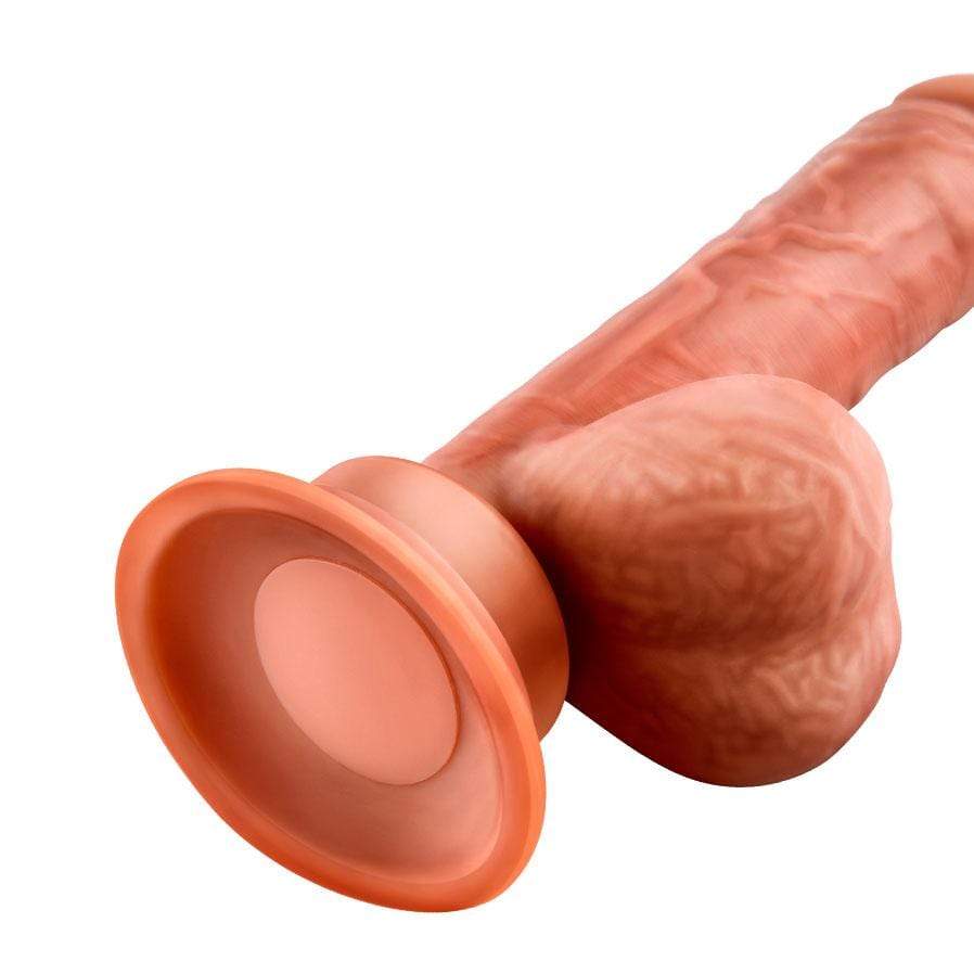 Silicone TPE - Scorpio Thrusting Realistic Dildo Vibrator (Beige) female sex toys - buysextoyth